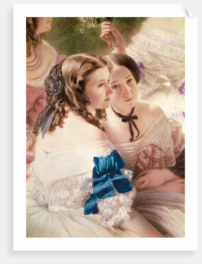 The Empress Eugénie Surrounded by her Ladies in Waiting, 1855 by Franz Xaver Winterhalter