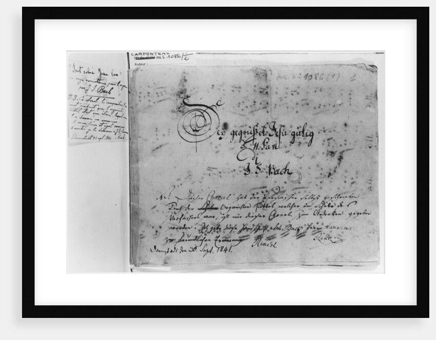 Chorale Variations for Organ by Johann Sebastian Bach by Johann Sebastian Bach