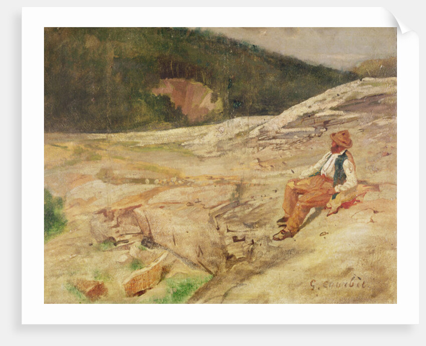 Landscape by Gustave Courbet