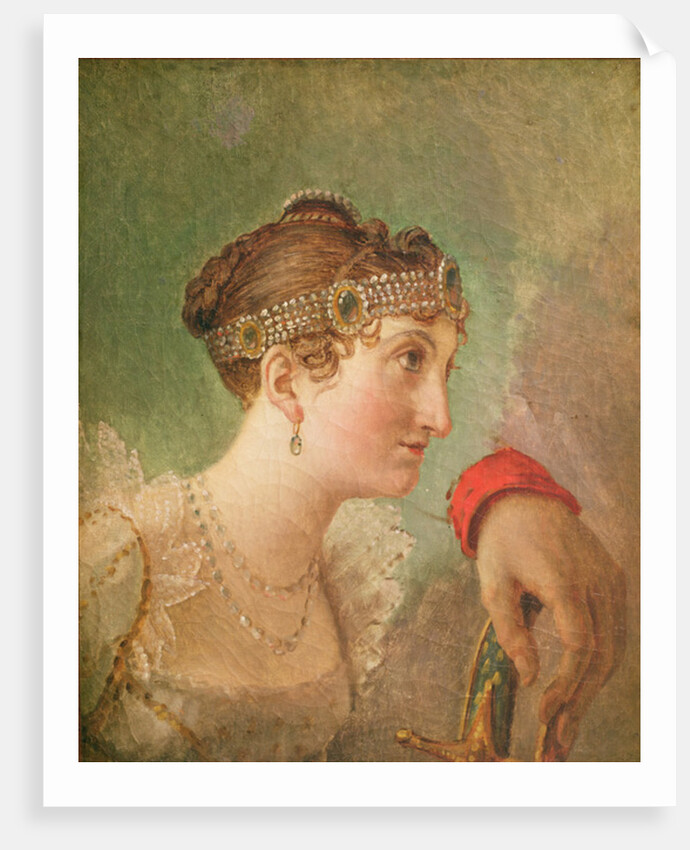 The Duchess of Rochefoucauld and the hand of Eugène de Beauharnais by Jacques Louis David