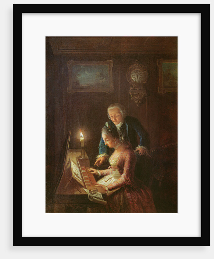 The Music Lesson, 1769 by Emanuel Handmann