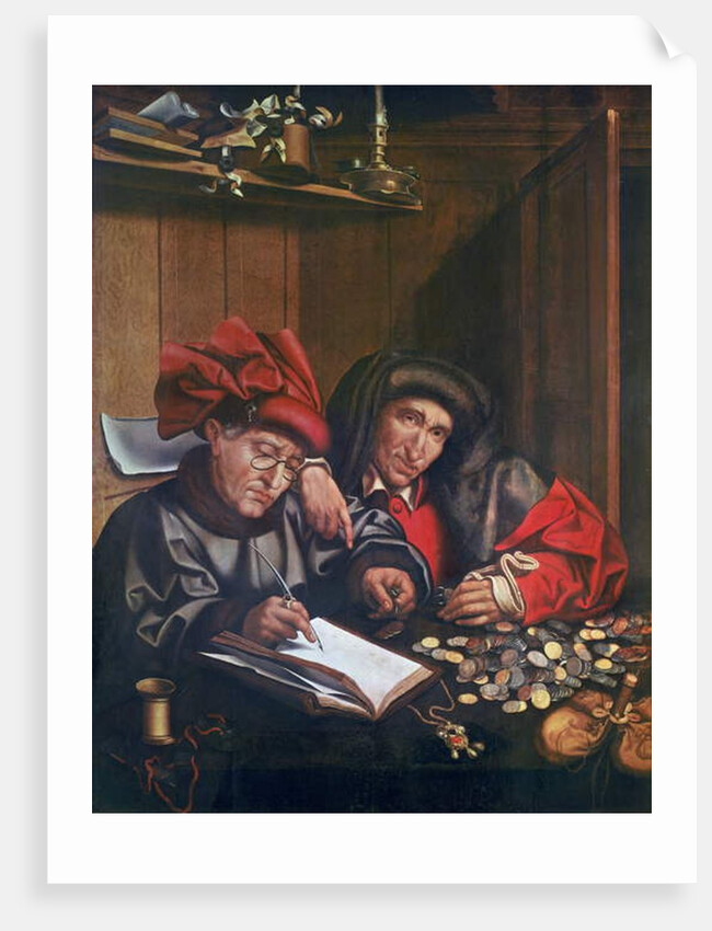 The Money Changers, c.1530 by Quentin Massys or Metsys