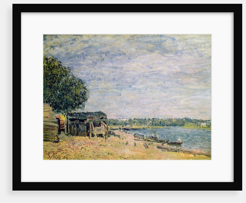 The landscape of Saint-Mammes, 1884 by Alfred Sisley