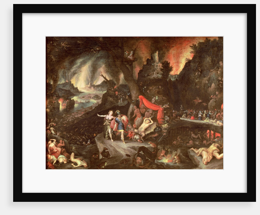 Aeneas in the underworld, c.1630 by Jan the Elder Brueghel