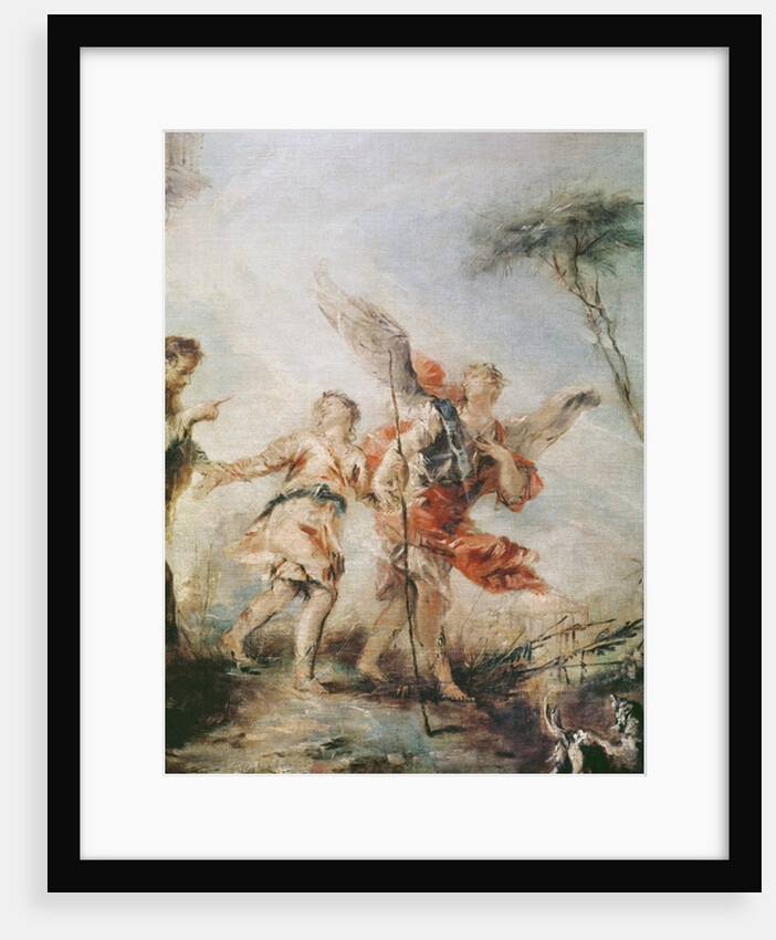 The Departure of Tobias and the Angel by Francesco Guardi