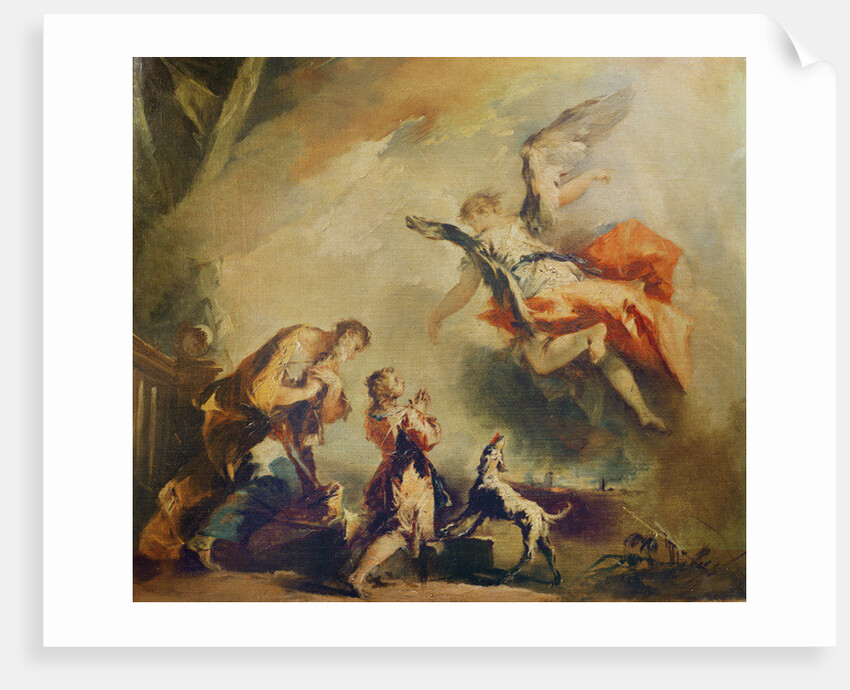 The Story of Tobias, the departure of the Archangel Raphael, c. 1750 by Francesco Guardi