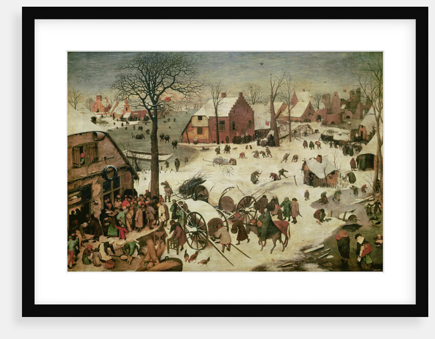 The Census at Bethlehem, 1566 by Pieter the Elder Bruegel