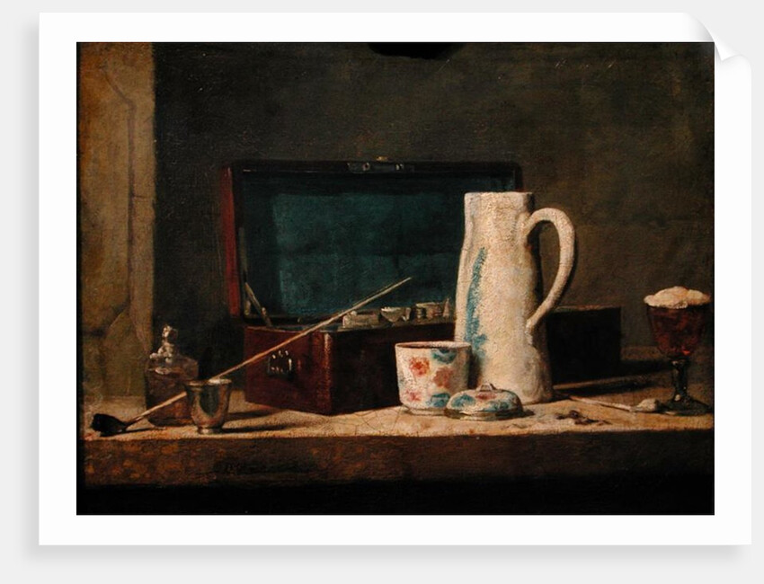 Still Life of Pipes and a Drinking Glass by Jean-Baptiste Simeon Chardin
