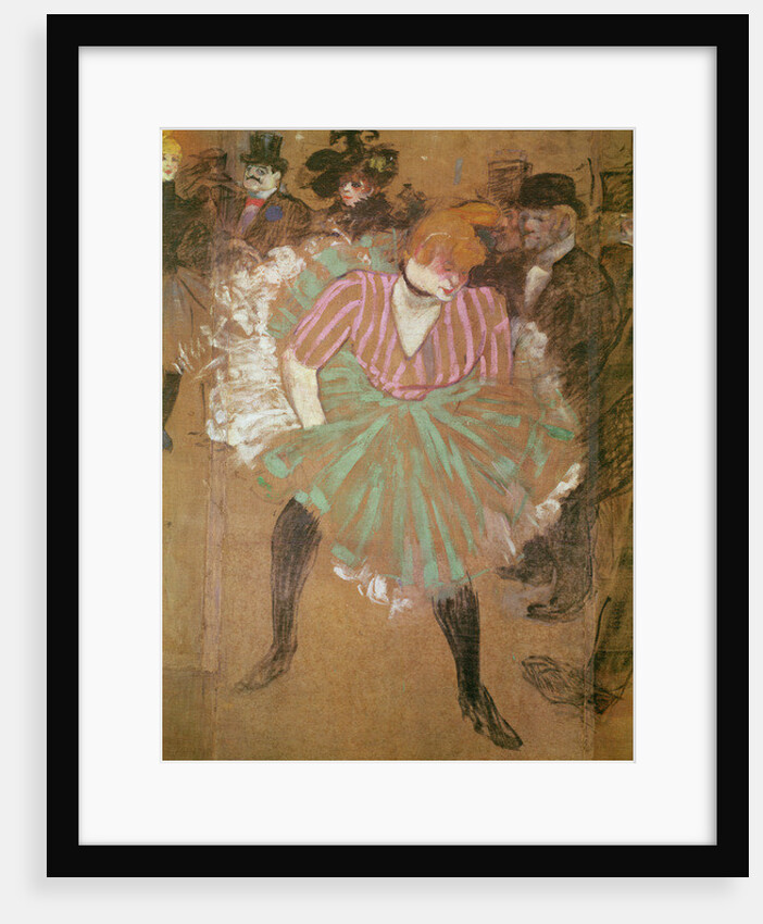 Panels for the Goulue house, at the Tréne fair in Paris. The Dance at the Moulin-Rouge: la Goulue, 1895 by Henri de Toulouse-Lautrec