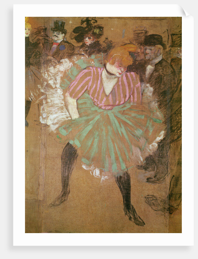 Panels for the Goulue house, at the Tréne fair in Paris. The Dance at the Moulin-Rouge: la Goulue, 1895 by Henri de Toulouse-Lautrec