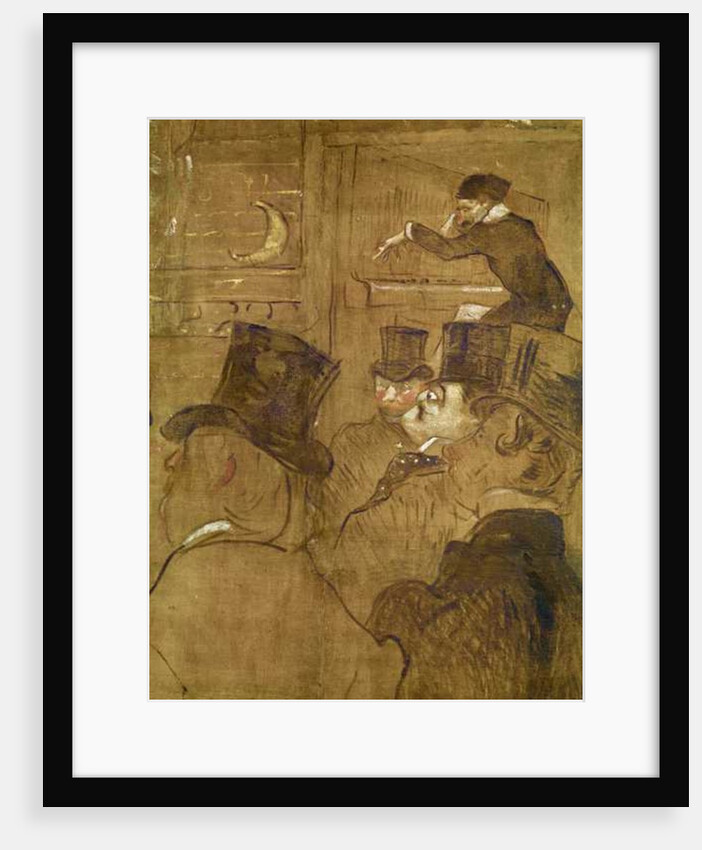 Signs for the Goulue house, at the Trone Fair in Paris. The Moorish Dance: La Gouloue at the Foire du Tréne, 1895 by Henri de Toulouse-Lautrec