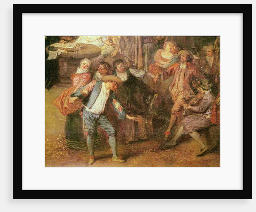 The Prenuptial Agreement and the Rustic Ball, c. 1712-13 by Jean Antoine Watteau