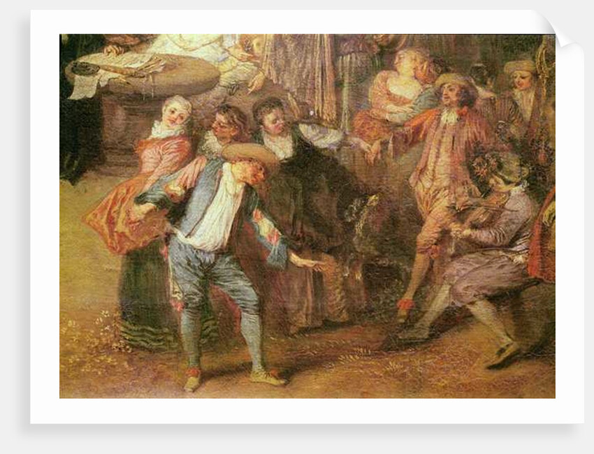 The Prenuptial Agreement and the Rustic Ball, c. 1712-13 by Jean Antoine Watteau