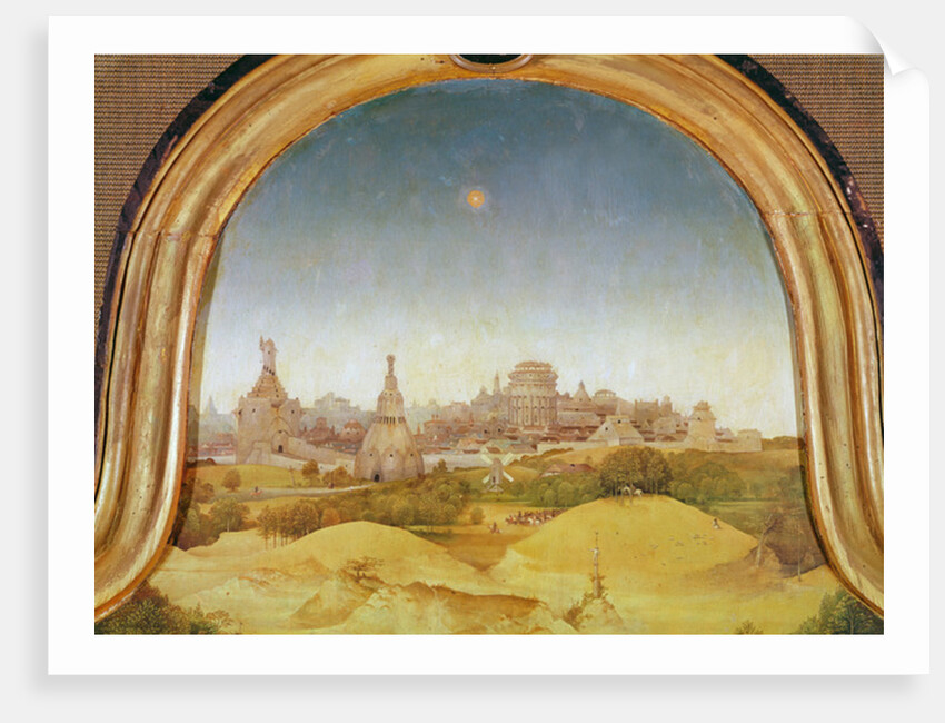 Detail of the central panel of the Adoration of the Magi, 1510 by Hieronymus Bosch