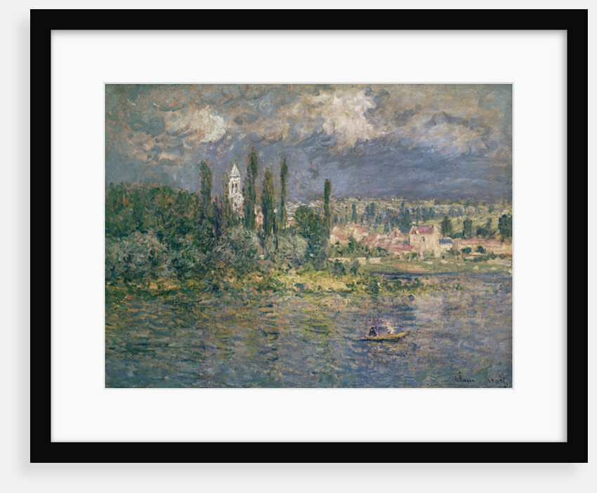 Landscape with a Thunderstorm, Vetheuil, 1880 by Claude Monet