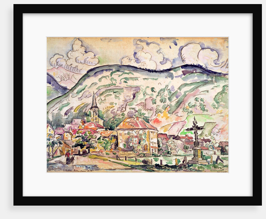 Saint-Julien-Beauchêne, 1914 by Paul Signac