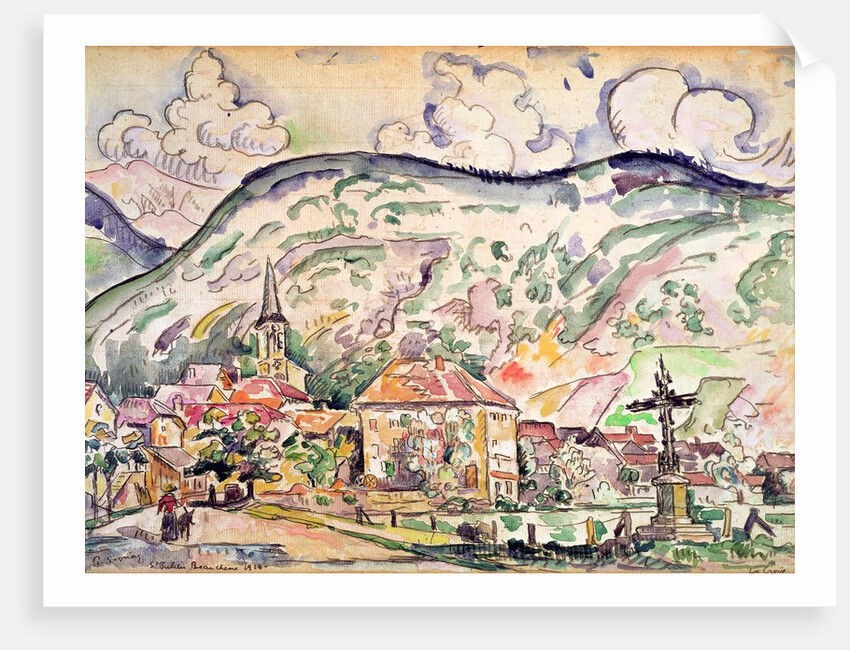 Saint-Julien-Beauchêne, 1914 by Paul Signac