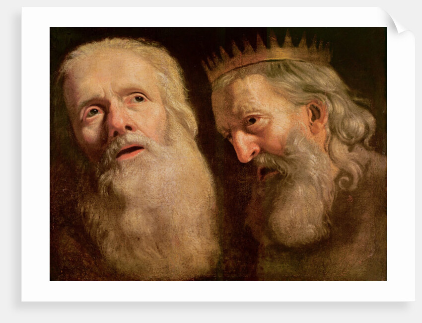 Study of the Heads of Two Old Men by Philippe de Champaigne