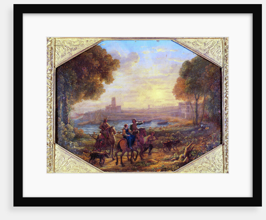 Landscape with the Port of Santa Marinella, c. 1639-40 by Claude Lorrain