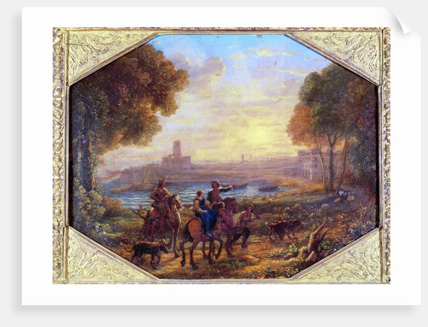 Landscape with the Port of Santa Marinella, c. 1639-40 by Claude Lorrain