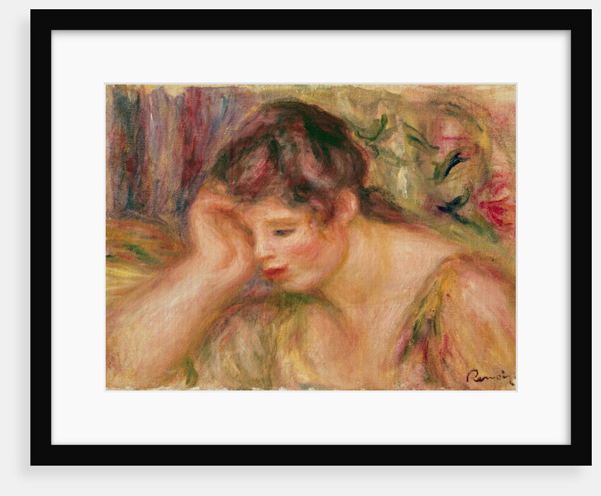 Woman Leaning, c.1917 by Pierre Auguste Renoir