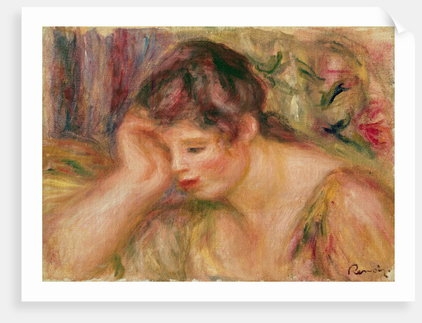 Woman Leaning, c.1917 by Pierre Auguste Renoir