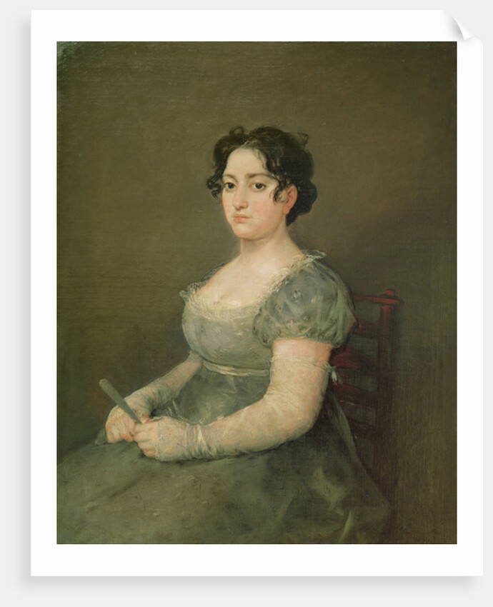Woman with a Fan, c.1805-06 by Francisco Jose de Goya y Lucientes