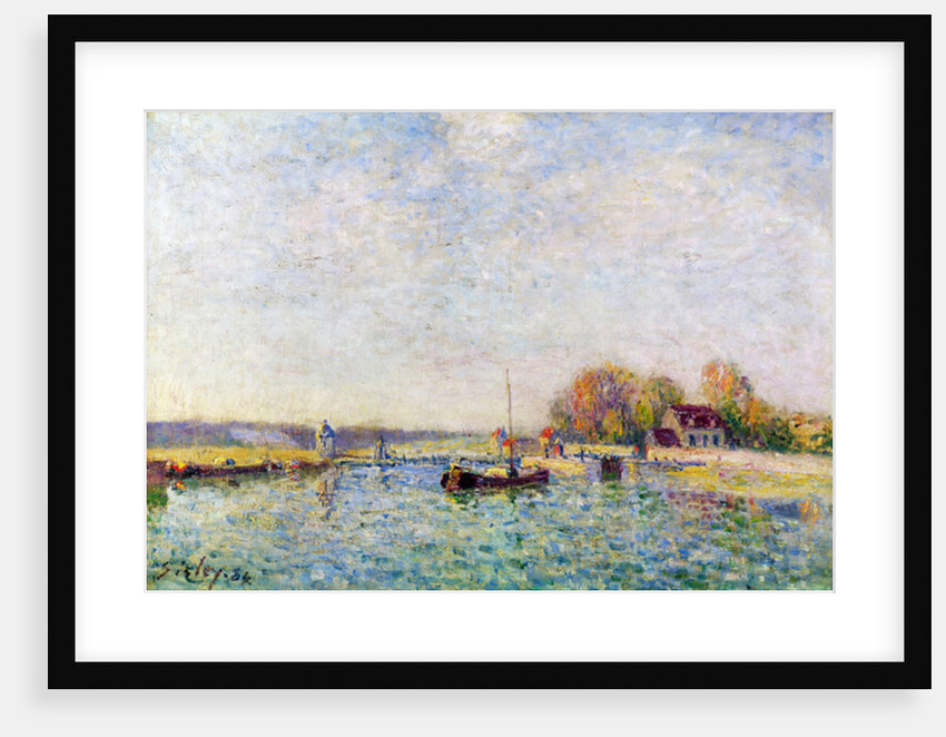 The Canal, 1884 by Alfred Sisley