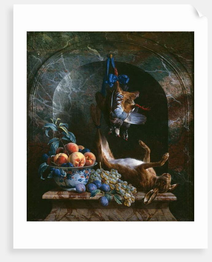 Still Life with Dead Game in a Marble Niche, 1706 by Alexandre-Francois Desportes