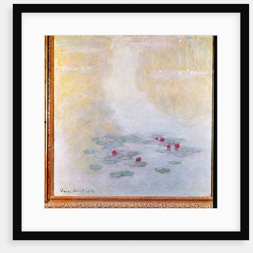 Waterlilies at Giverny, 1908 by Claude Monet