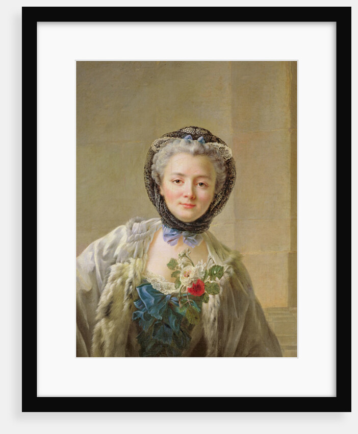 Portrait of Madame Drouais c.1758 by Francois-Hubert Drouais