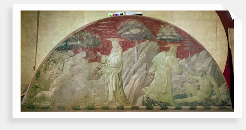The Creation of the Animals and of Adam, 1430 by Paolo Uccello
