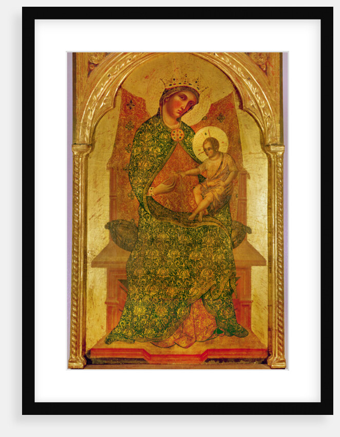 Virgin and Child in the central panel of a Polyptych, 1354 by Paolo Veneziano