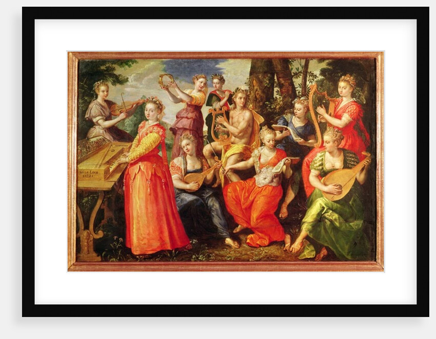 Apollo and the Muses by Maarten de Vos
