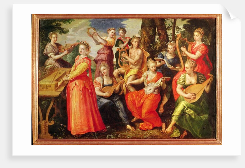 Apollo and the Muses by Maarten de Vos