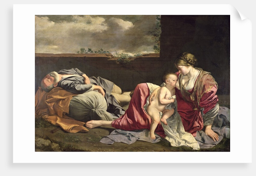 The Rest on the Flight into Egypt, 1628 by Orazio Gentileschi