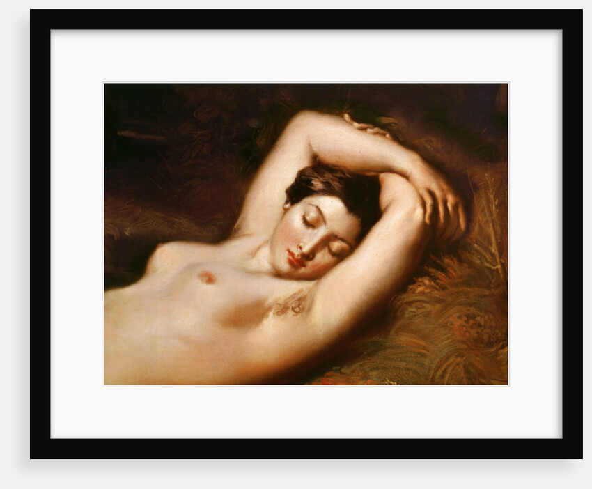 A Sleeping Nymph, 1850 by Theodore Chasseriau