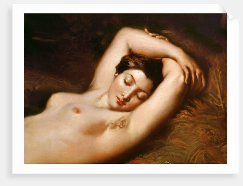 A Sleeping Nymph, 1850 by Theodore Chasseriau