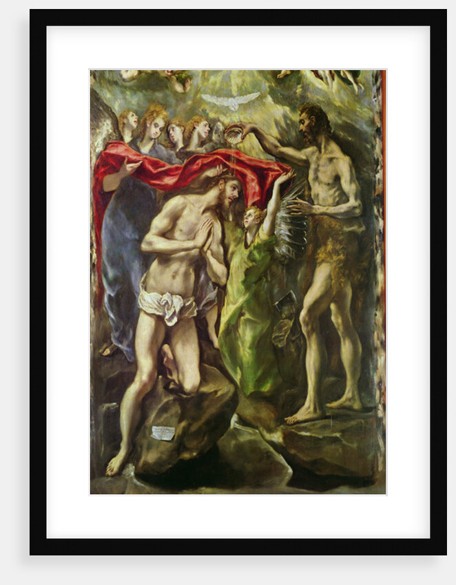 The Baptism of Christ, 1596-1600 by El Greco
