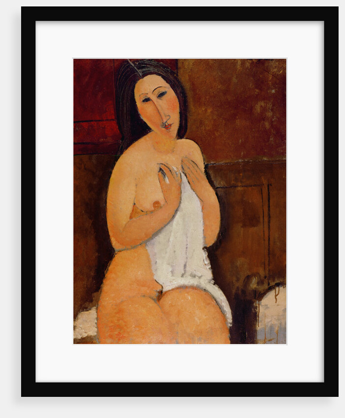 Seated Nude with a Shirt, 1917 by Amedeo Modigliani
