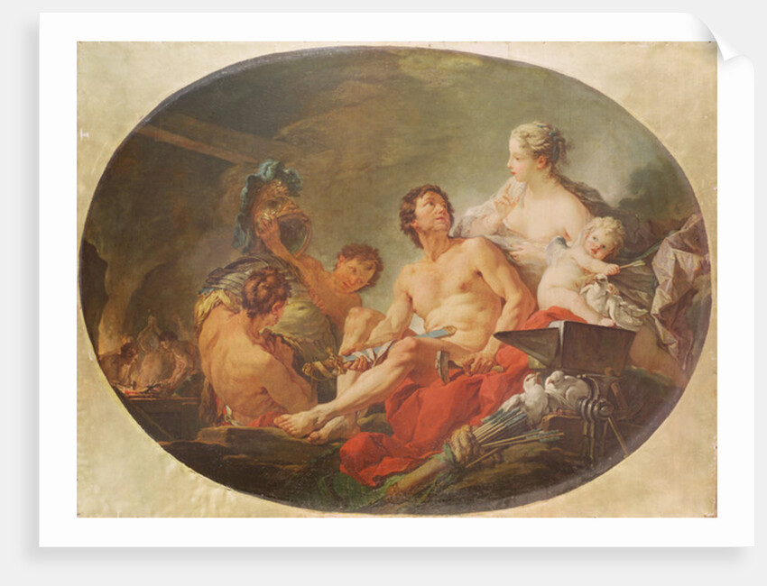 The Foundry of the God Vulcan, 1747 by Francois Boucher