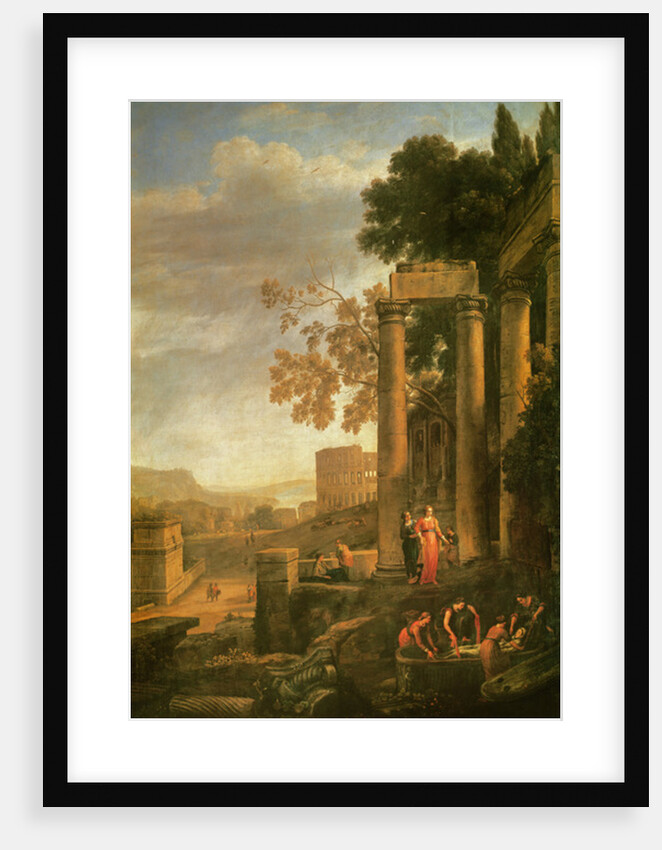 Landscape, the Burial of Saint Serapia by Claude Lorrain