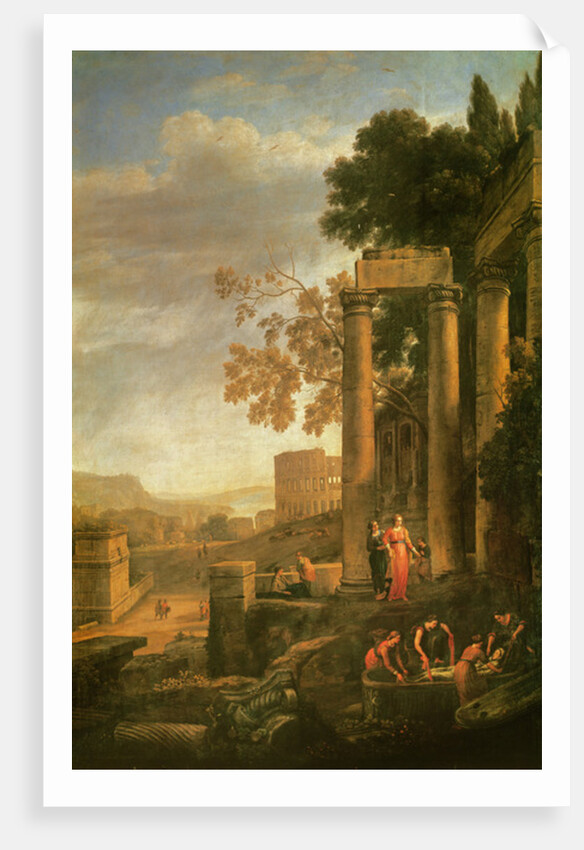 Landscape, the Burial of Saint Serapia by Claude Lorrain