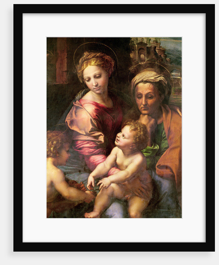 The Holy Family, detail: the Virgin, Saint Elizabeth and Child, c.1518 by Raphael