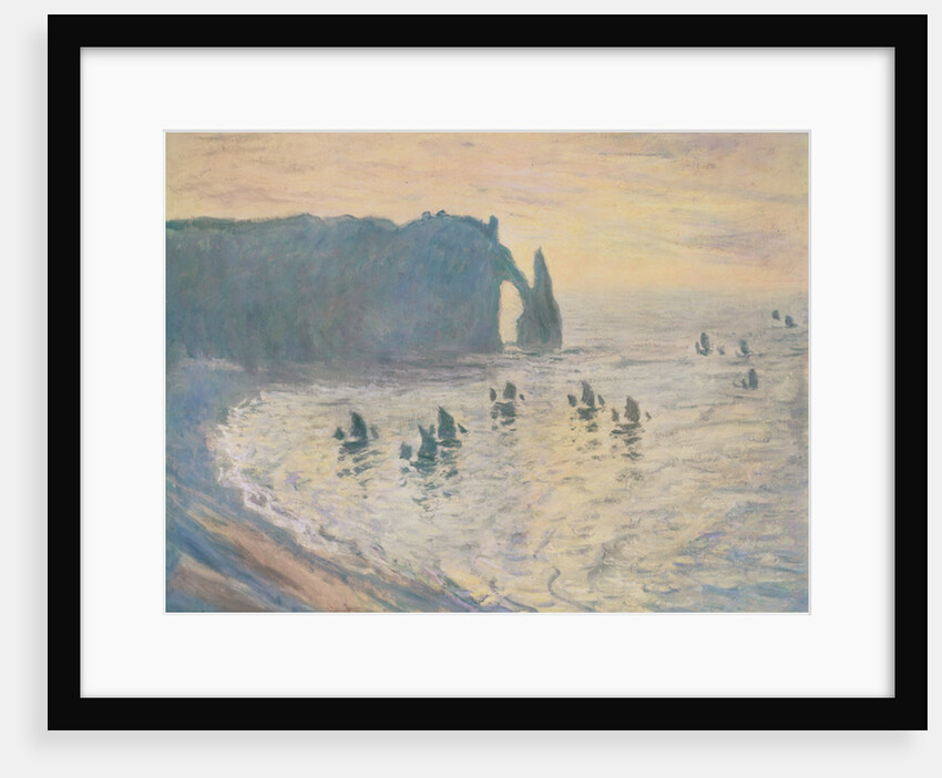 The Cliffs at Etretat, 1886 by Claude Monet