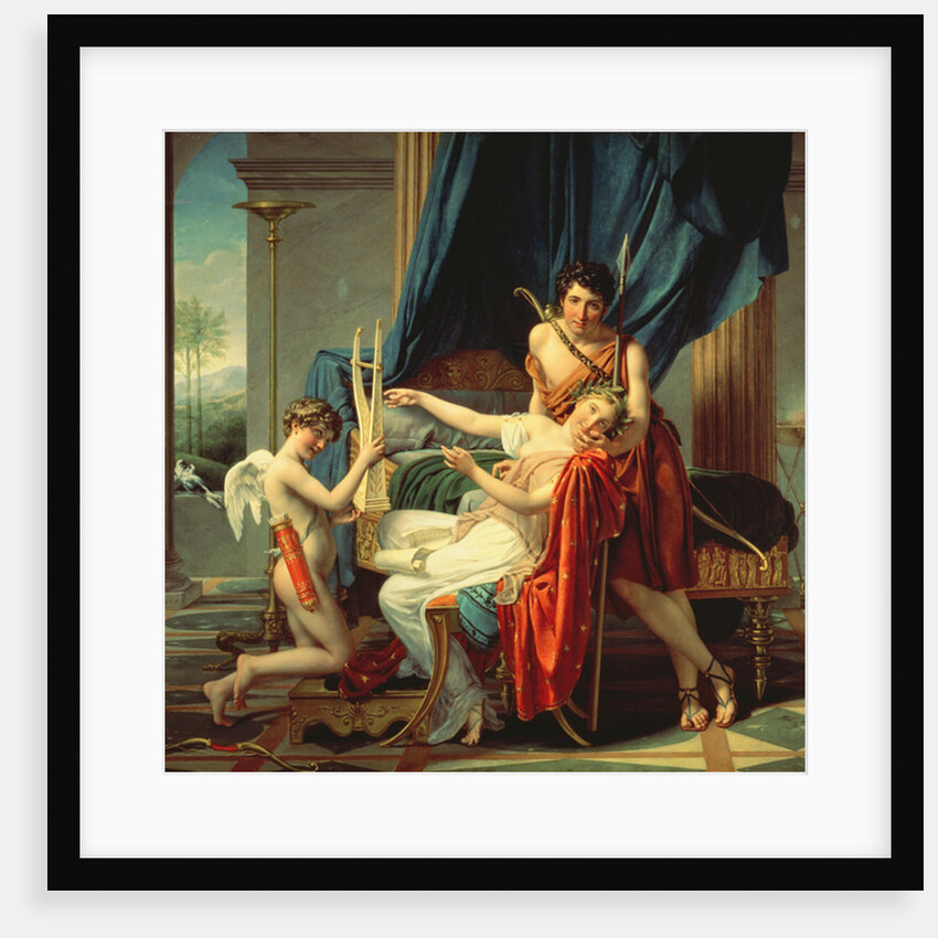 Sappho and Phaon, 1809 by Jacques Louis David