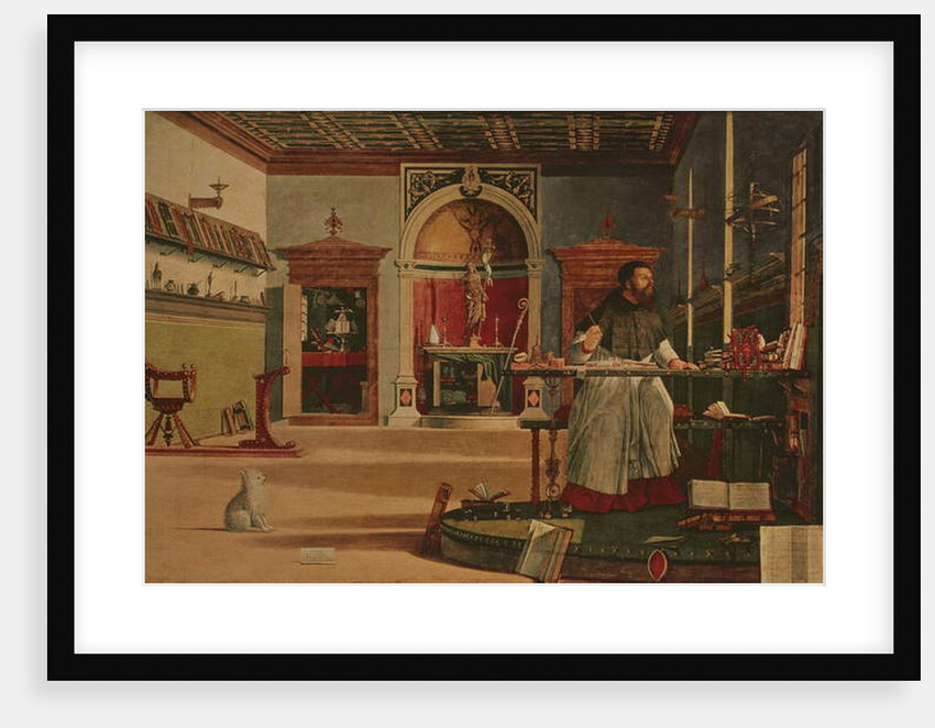 Vision of St Augustine by Vittore Carpaccio