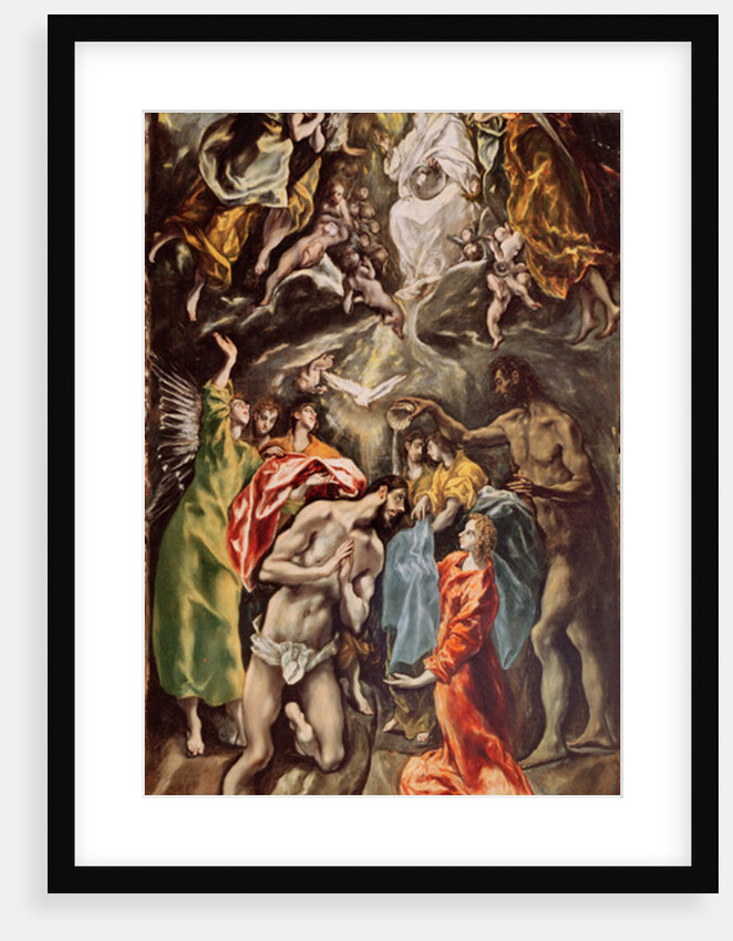 The Baptism of Christ, 1608-14 by El Greco