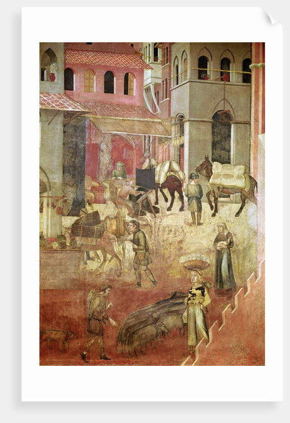 Effects of Good Government in City by Ambrogio Lorenzetti