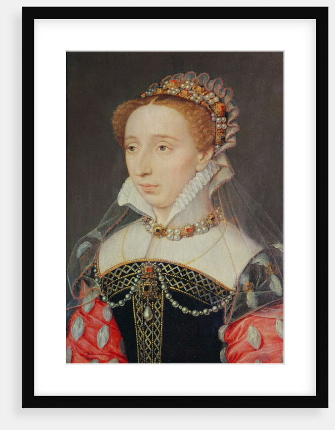 Portrait of Anne de Pienne, lady in waiting to Mary Stuart, c.1560 by Francois Clouet
